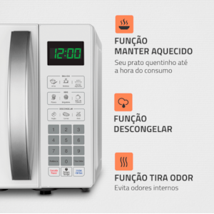 Micro-Ondas Mondial 21L 127V/60HZ MO-01-21-W Branco