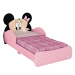 Mini Cama Infantil Minnie Original Disney Rosa Pura Magia