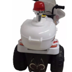 Mini Moto Eletrica Zippy Infantil 6V com Bau Branco