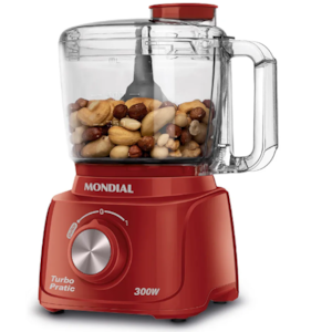 Mini Processador Mondial MP-16-R 127V/60HZ Vermelho