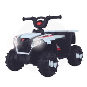 Mini Quadriciculo Eletrico Infantil Mimo 6V Branco