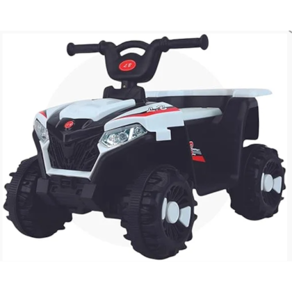 Mini Quadriciculo Eletrico Infantil Mimo 6V Branco