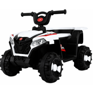 Mini Quadriciculo Eletrico Infantil Zippy Toys 6V Branco