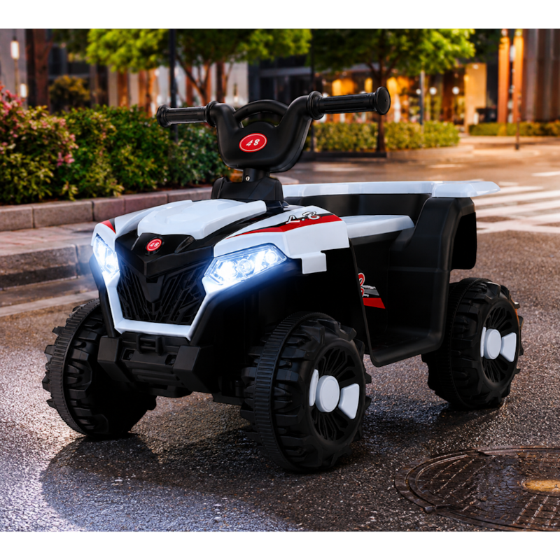Mini Quadriciculo Eletrico Infantil Zippy Toys 6V Branco-361f273a-04b7-4afd-9c24-1332ef24f777