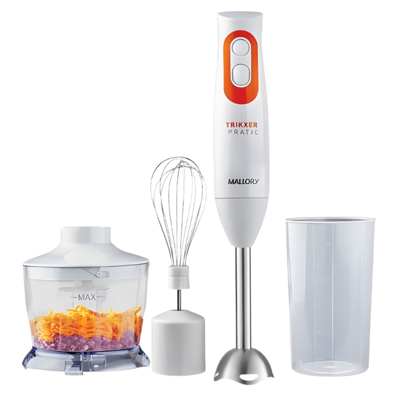 Mixer Mallory Trikxer Pratic 3 em 1 127V - 2 Velocidades-8262c19c-fa13-4866-9029-72515a034709
