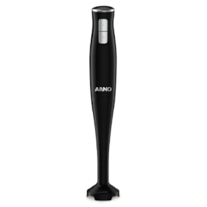 Mixer Portatil Arno Turbomix Pro 3 em 1 Inox com 400W e Copo Medidor 127V MX31 Preto