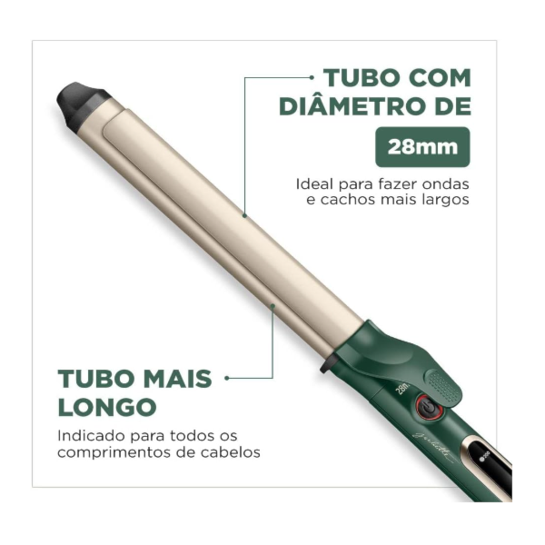 Modelador de Cachos Mondial By Juliette Bivolt MC-JU-02 Verde Oliva-029082d9-dd8d-4ea7-9ed4-f6f4b1e42c9f