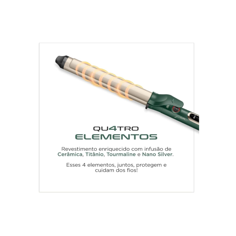 Modelador de Cachos Mondial By Juliette Bivolt MC-JU-02 Verde Oliva-ef15001c-2bcc-46b8-88c7-72ba82772bd6