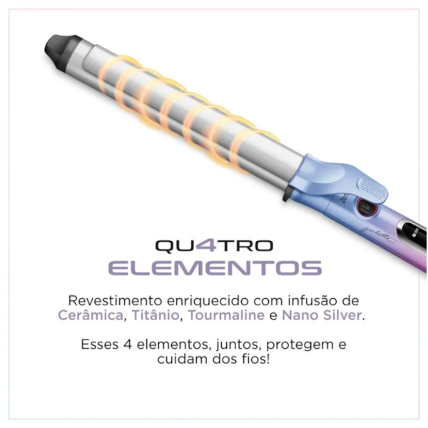 Modelador de Cachos Mondial By Juliette Bivolt MC-JU-03 Rosa/Azul-5b9cb09d-8b61-4956-8921-eaeb7fb327e8