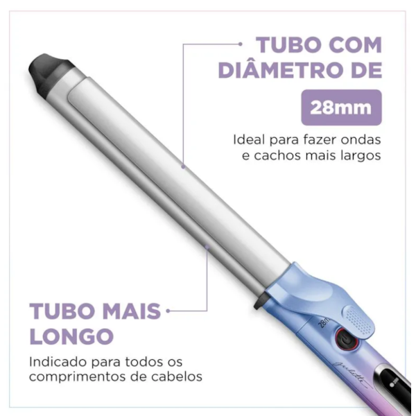 Modelador de Cachos Mondial By Juliette Bivolt MC-JU-03 Rosa/Azul-b421385a-3ae4-4435-ac5f-5dd18d3356f9