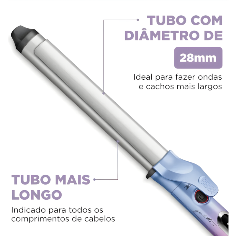 Modelador de Cachos Mondial By Juliette Bivolt MC-JU-03 Rosa/Azul-32c6c264-6bba-462c-a44d-adc06e88b742