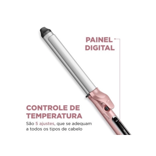 Modelador de Cachos Mondial By Juliette MC -JU-01 Bivolt Golden Rose-d774674e-1205-416f-837e-8f34570600d5