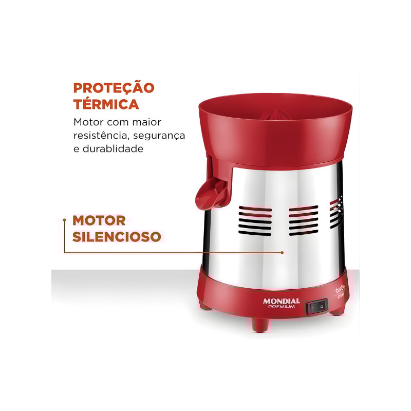 Mondial E-24 Turbo Premium 250W Vermelho-3e2ee4f3-c9cf-4036-b37a-54d4a02079cd