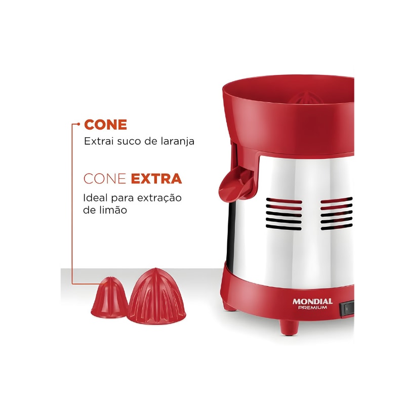 Mondial E-24 Turbo Premium 250W Vermelho-fc15f3bb-5619-4519-9e65-ebde93159631