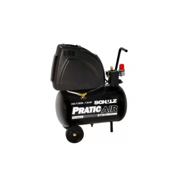 Motocompressor Schulz Ar CSA7,5/20 116LBS Pratic Air sem Óleo -1675d31e-2839-479b-83e2-d027ced88ff7