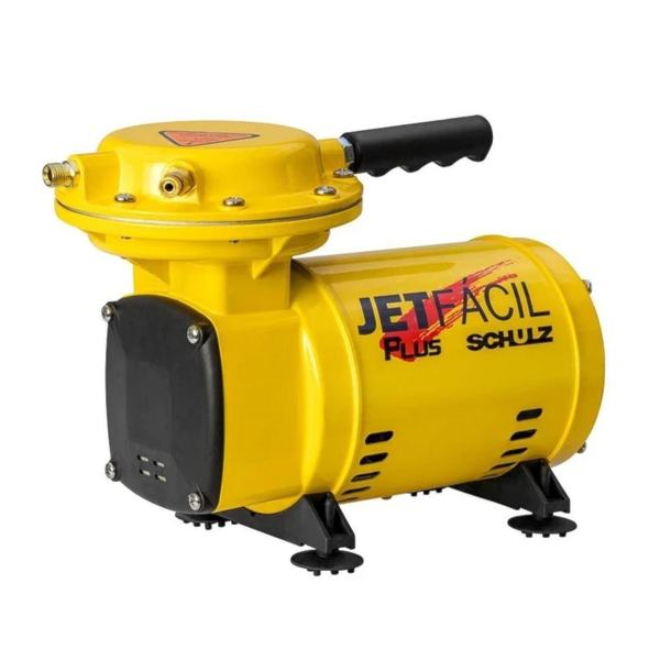 Motocompressor Schulz de Ar Portátil Diafragma MS2,3 Jet Fácil Plus com Motor Monofásico Aberto 1/3 CV, 127V, 4 Polos, 60Hz com Acessórios-aaefac3b-568f-4a97-97d6-aa605af8b53a