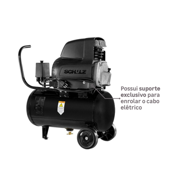 Motocompressor Schulz de Ar Portátil Pistão CSI6,6 Pratiko 20L com Motor Monofásico Aberto 1,5CV, 127V, 2 Polos, 60Hz Modelo Industrial (MI)-bfbd89df-6ea5-4527-af7a-3a5ca0e6d00a