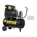 Motocompressor Schulz de Ar Portátil Pistão CSI6,6 Pratiko 20L com Motor Monofásico Aberto 1,5CV, 127V, 2 Polos, 60Hz Modelo Industrial (MI)-2e960235-a0e4-4be2-9954-a15a36df5af9