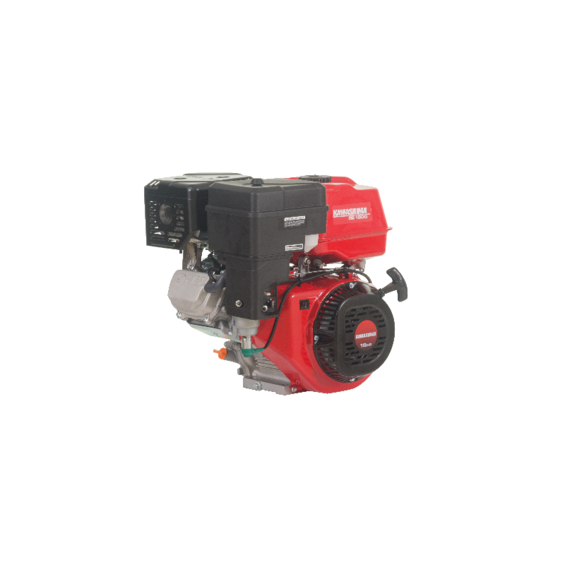 Motor Estacionario Horinzontal Kawashima GE1800 18HP A Gasolina Com Partida Manual
