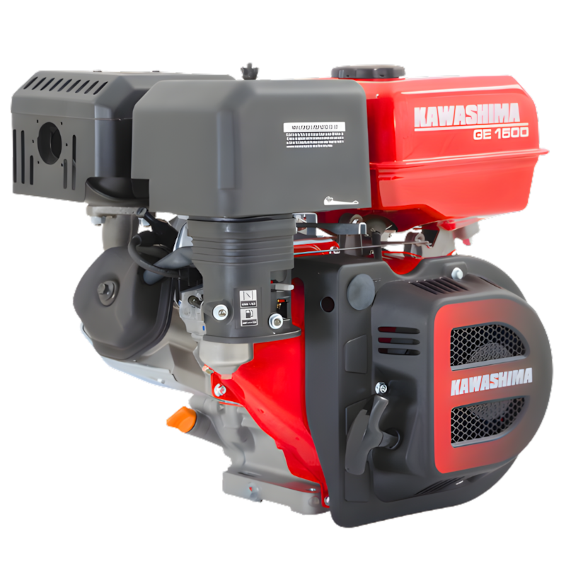Motor Estacionário Horizontal Kawashima GE1500 15HP STD a Gasolina &ndash; Partida Manual