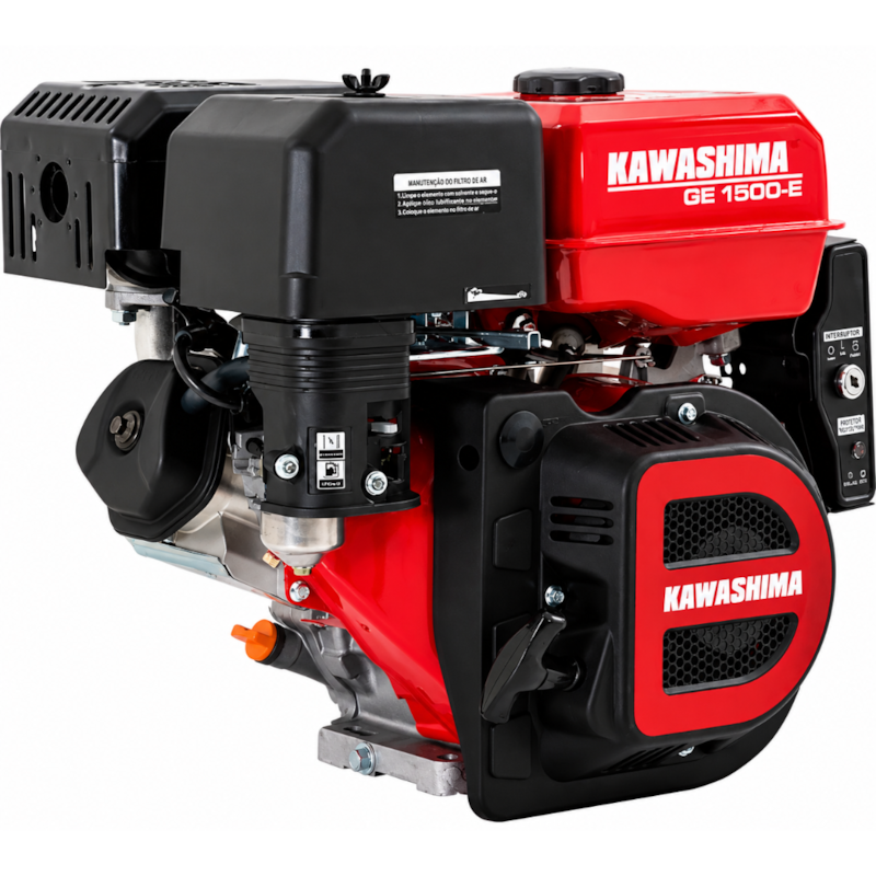 Motor Estacionario Horizontal Kawashima GE1500E 15HP - P.E a Gasolina com Partida Eletrica-55302013-b97f-4b7f-883c-fcbb2119881c