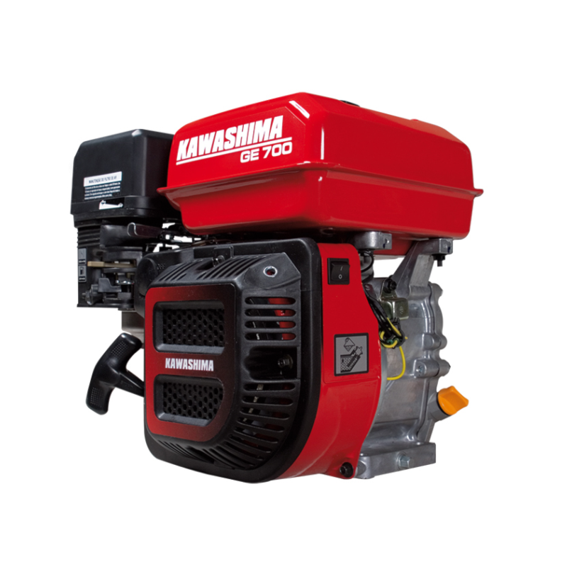 Motor Estacionario Horizontal Kawashima GE700 7,0HP -STD a Gasolina com Partida Manual