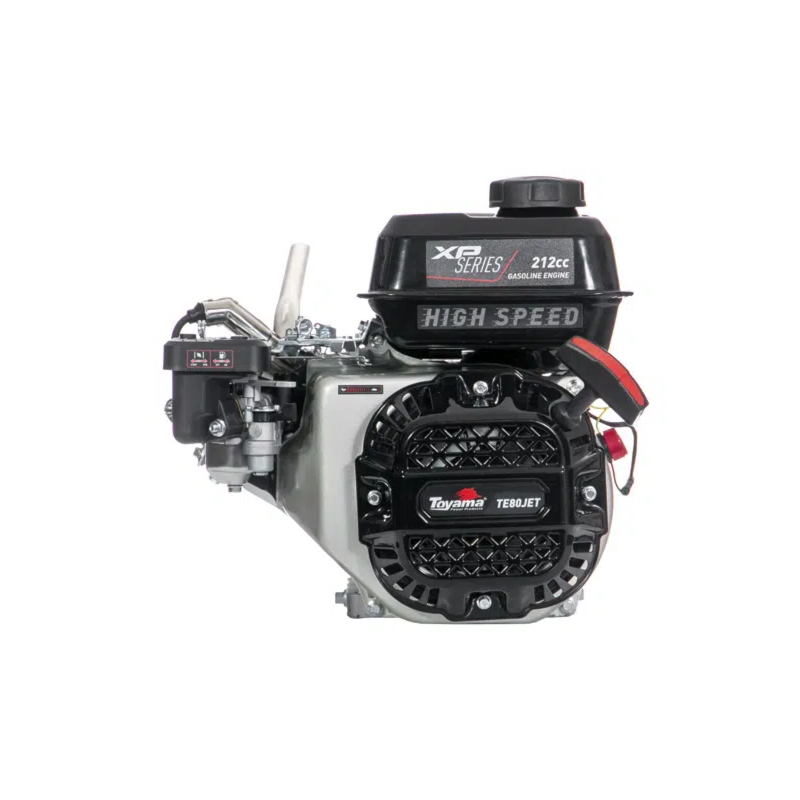 Motor Toyama a Gasolina TE80JET-HS-XP, 4T, Multiuso, 8HP Max, 212CC Partida Manual com Escape em Inox