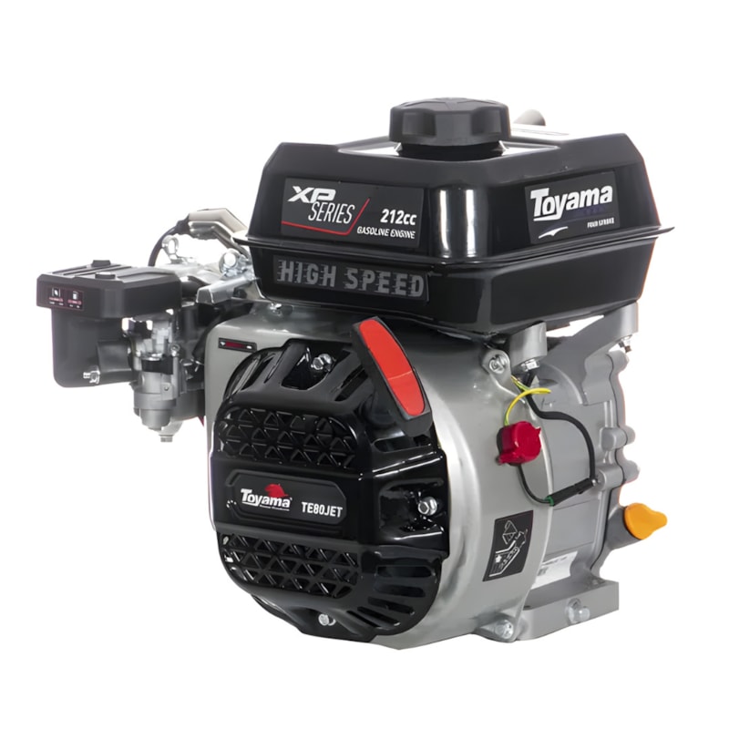 Motor Toyama a Gasolina TE80JET-HS-XP, 4T, Multiuso, 8HP Max, 212CC Partida Manual com Escape em Inox-13509c6c-3583-43be-b824-fd0551a9b06b