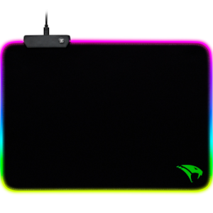 Mousepad Gamer Viper Pro RGB Naja 406 Preto