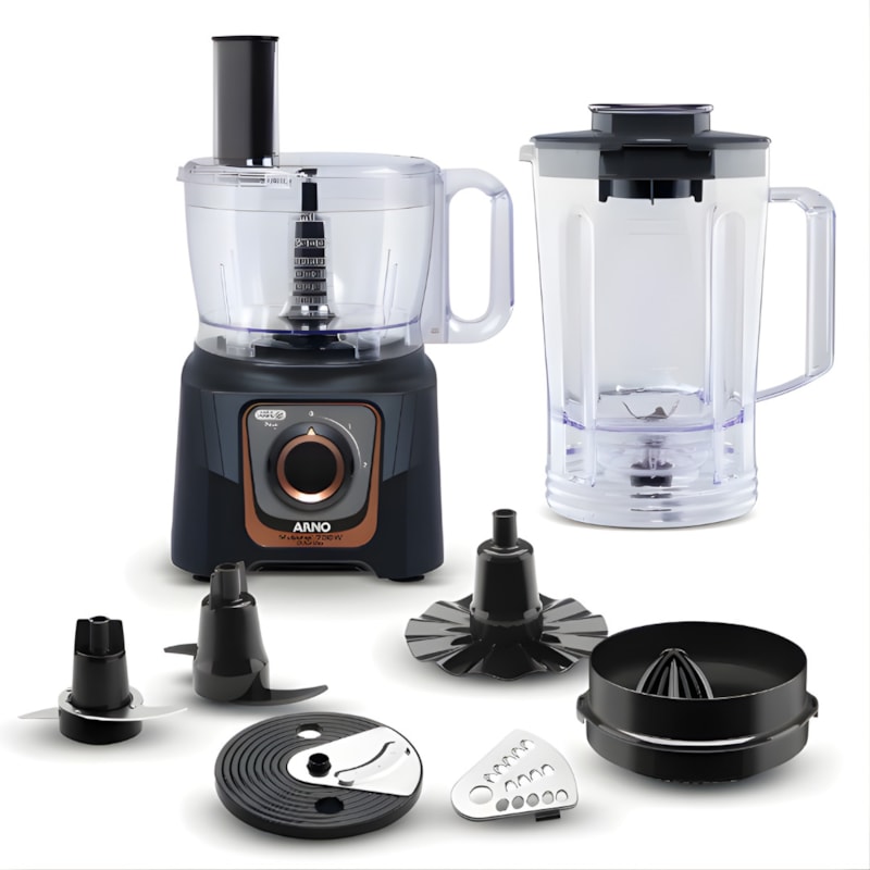 Multiprocessador De Alimentos Arno Multichef 24 Funcoes 700W MP72 Preto.-504817a5-f24e-4b29-a8c8-34ccceb3be3d