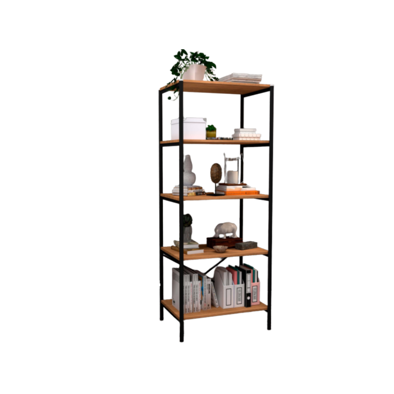 Multiuso Artefamol Trento 600X1500 com 5 Prateleiras Preto Super Fosco-e0bf8551-a490-4b06-9575-85ec066068a7