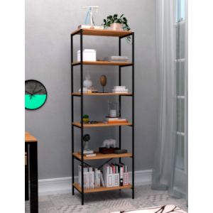 Multiuso Artefamol Trento 600X1800 com 6 Prateleiras Preto Super Fosco