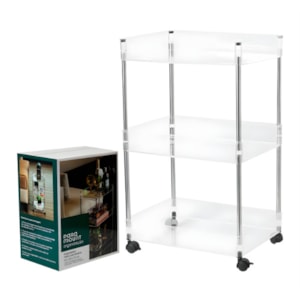 Organizador Triplo Paramount com Rodizio 38X28X76CM
