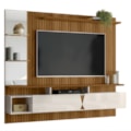 Painel Lukaliam Intense com Espelho Freijo Ripado/Off White Perolizado-9faef5ca-9f13-4f20-b2df-82befd8a4013