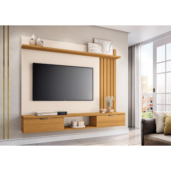 Painel Suspenso Lets 1.6 HB Moveis 2 Portas para Tv de ate 55