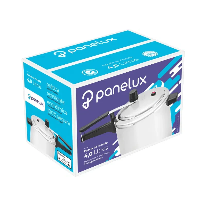 Panela de Pressão Panelux Polida 4,5L-513ade5f-428a-46da-8615-1c0d14f6db10