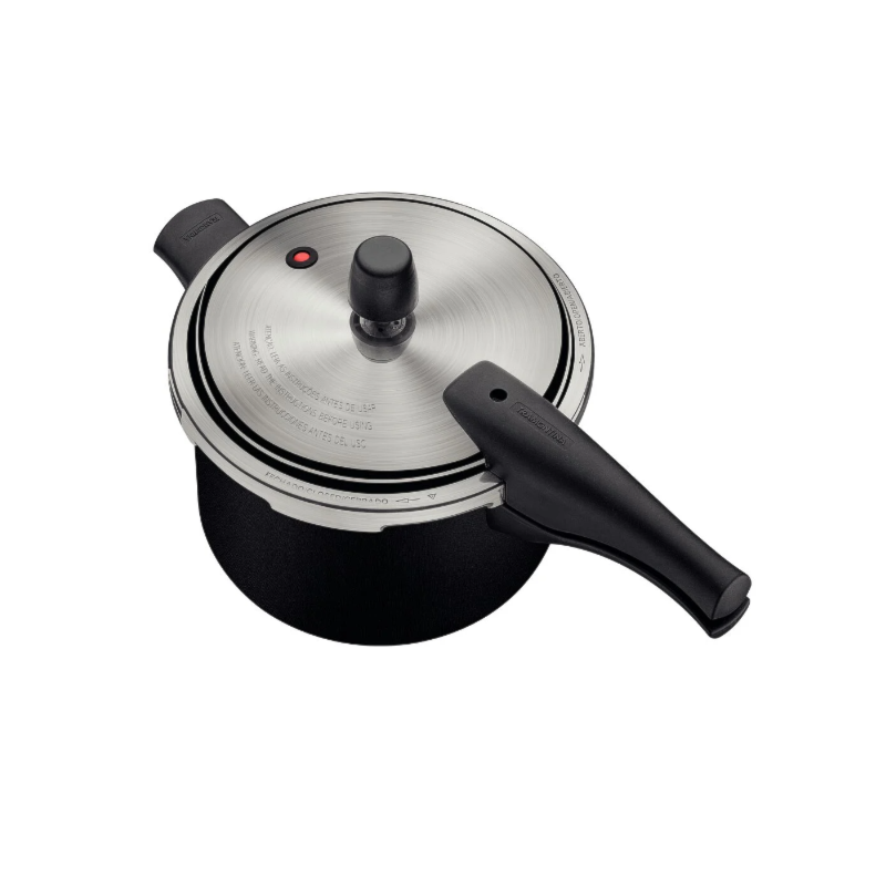 Panela de Pressao Tramontina 4,5L 20CM Antiaderente Vancouver Preto
