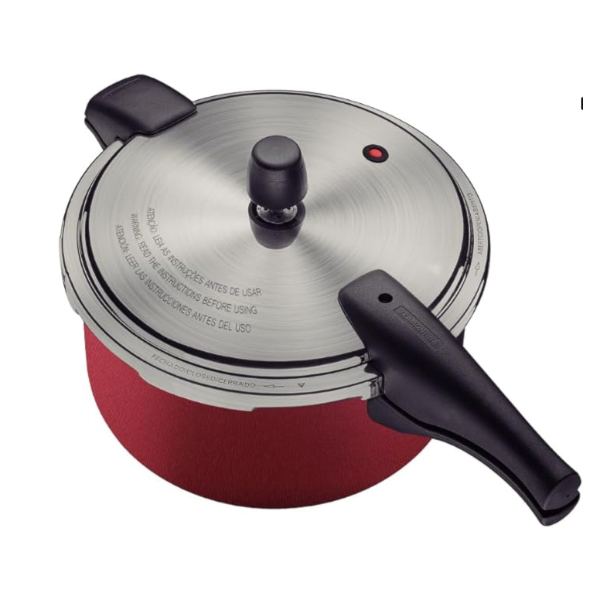 Panela de Pressao Tramontina 6L 24CM Vancouver Antiaderente Vermelho-fb23252e-ec40-4959-b93b-af271c5b01dc