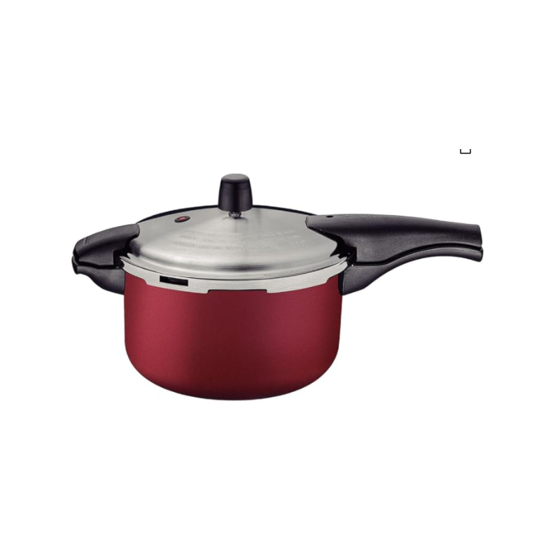 Panela de Pressao Tramontina Vancouver Effrect 6L 24cm em Aluminio com Revestimento e Antiaderente Starflon Max Vermelho