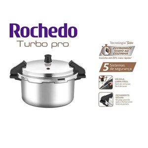 Panela de Pressão Turbo Pro 11,4L - 9295301281 - Rochedo