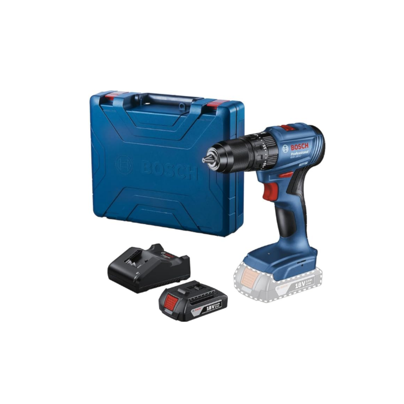 Parafusadeira Bosch Impacto 18V GSB 185LI com 2 Baterias