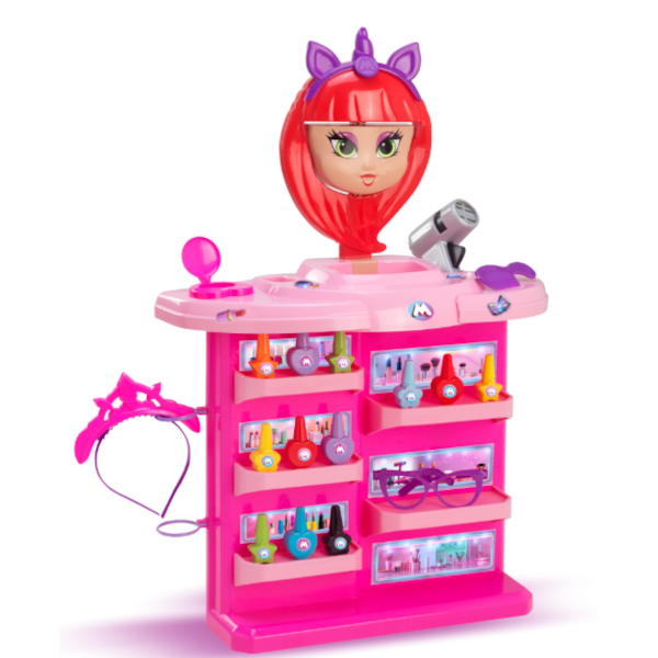 Penteadeira Infantil Magic Toys Meg Rosa com Cadeira e Espelho-0b6aa7cf-c560-4355-93df-af4095ff5e09