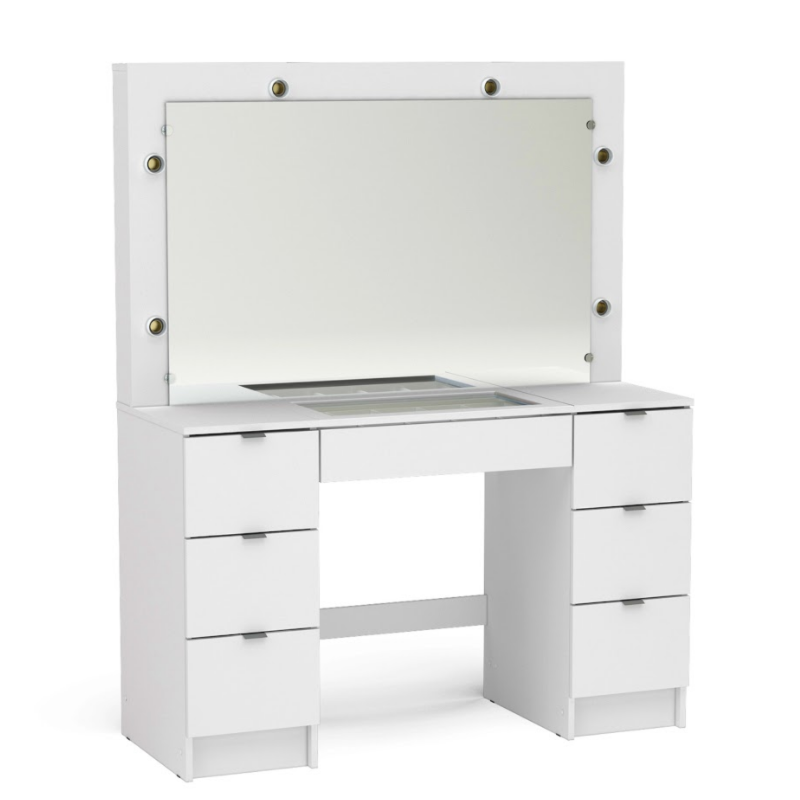 Penteadeira Politorno Franca Branco Fosco-5467d834-aee4-47f1-b2c4-d4516181f7e3