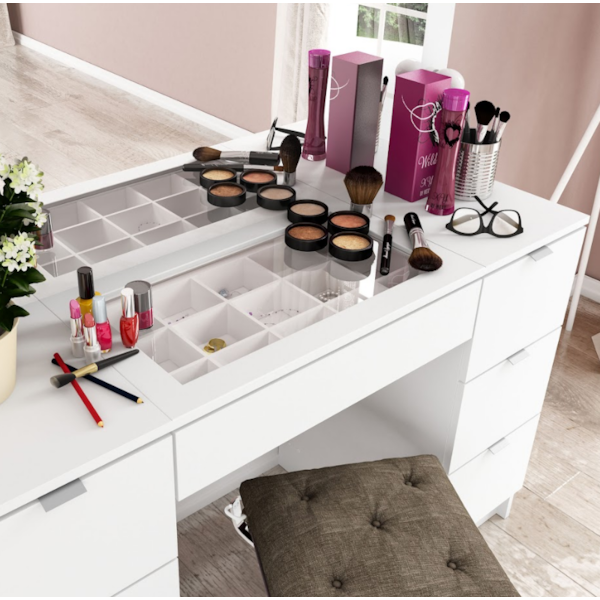 Penteadeira Politorno Franca Branco Fosco-632da6be-033d-4e74-be9a-bbdc84326272