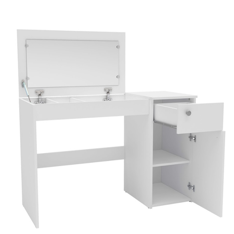 Penteadeira Politorno Iracema Branco com Espelho-3c2ec981-a24c-4309-99f5-5cc07682da5f
