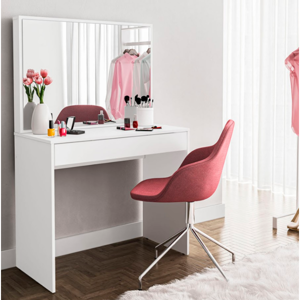 Penteadeira Politorno Virgínia Branco com Espelho-2fbd4f2e-d0d4-45ce-ba5a-6c873711e1fa