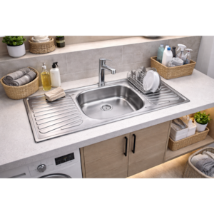 Pia Aco Inox Tramontina Standard 1 Cuba 105X52