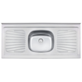 Pia de Apoio Tramontina New Raggi 40 Standard em Aco Inox 120X52cm 1 Cuba-14a8b064-fa9f-4b37-b59a-3c9053056f54