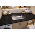 Pia Decoralita Granito Sintetico 12L Bojo Inox 120X54 Preto Absoluto-3ab02b70-ff43-46a0-b073-6e932da58331