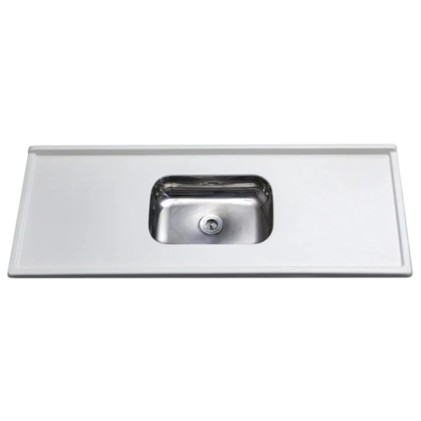 Pia Decoralita Granito Sintetico 12L Bojo Inox 150X54 Branco-62ba8c8b-3154-4758-9757-f723885d7b21